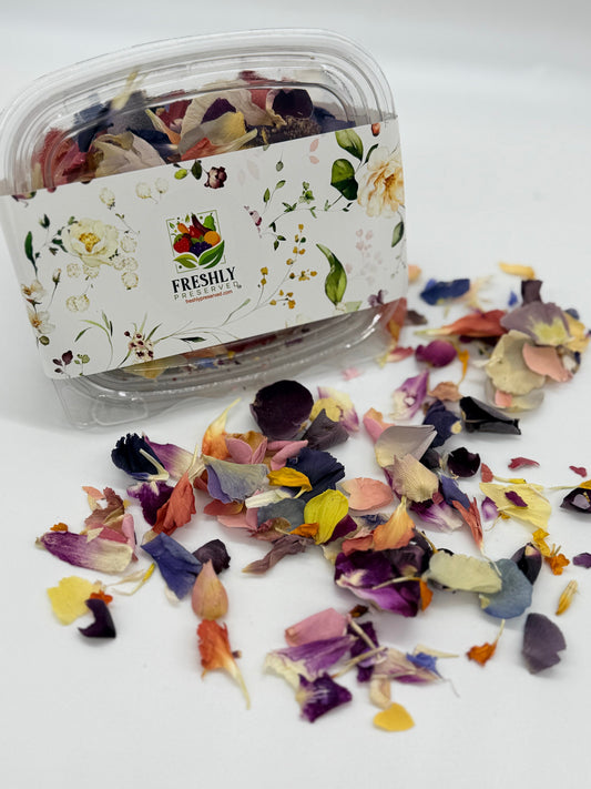 Freeze-Dried Edible Flower Petals