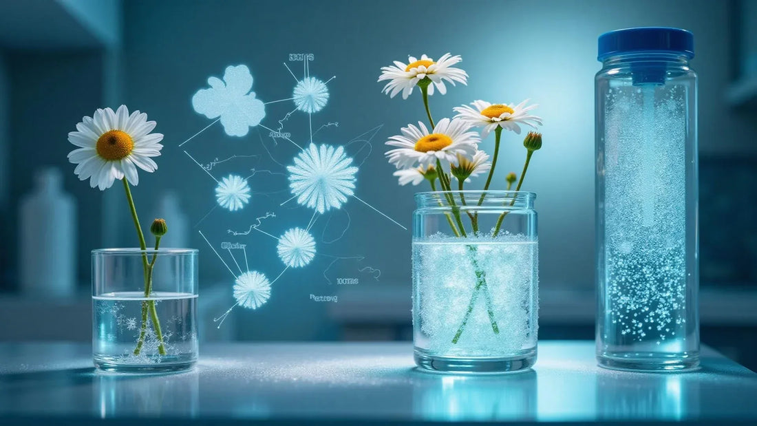 freeze edible flowers with technology