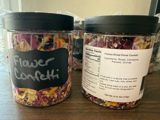 Freeze-Dried Flower Confetti