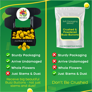 Freeze-Dried Edible Buzz Buttons