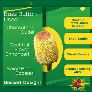 Freeze-Dried Edible Buzz Buttons