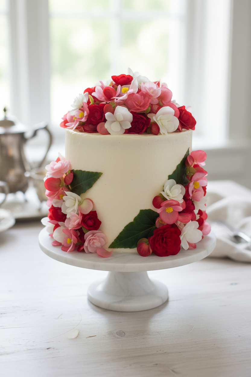 Freeze-Dried Edible Begonias