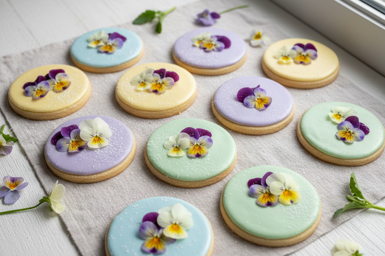 Freeze-Dried Miniature Pansies