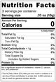 freeze dried brussels sprouts 1oz nutrition facts