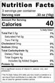 freeze dried caramel 1oz nutrition facts