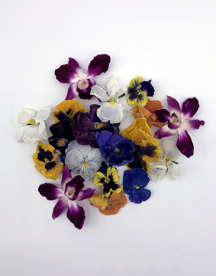 Freeze-Dried Edible Flowers (Pansies & Orchids)