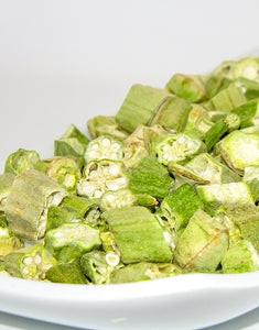 freeze dried okra